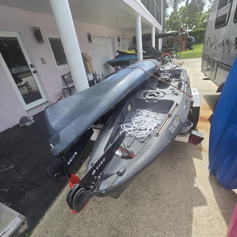 Vibe Kayak with Red Accents